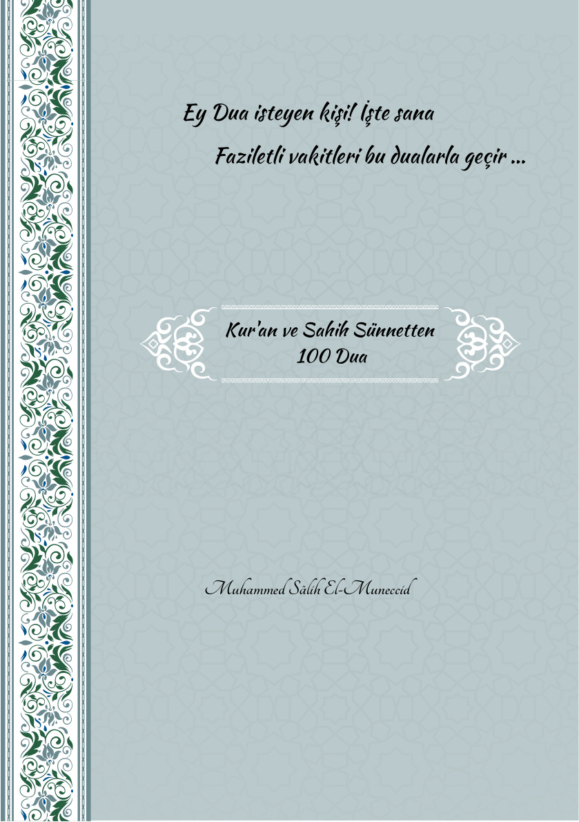 100 Dua - Muhammed Salih El-Muneccid kapak